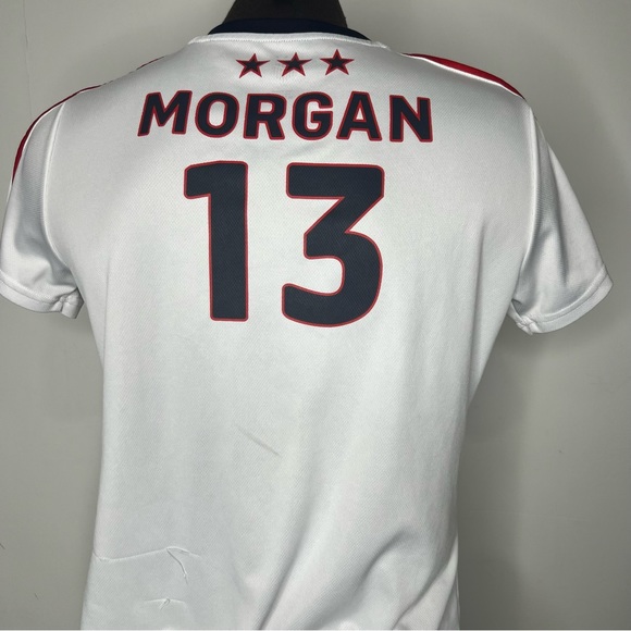 Alex Morgan #13 Jersey Icon Sports US Soccer USWNT Stadium Polymesh Women Large - Picture 4 of 7